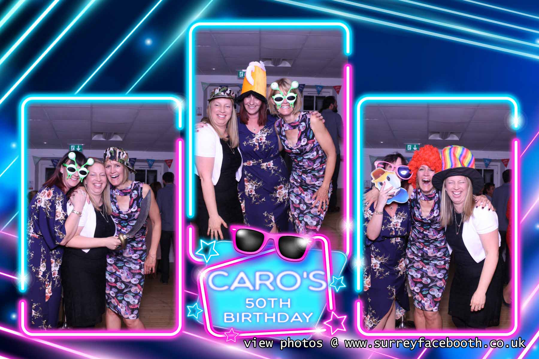 Caroline's 50th Birthday | View more photos from the event at galleries.surreyfacebooth.co.uk/u/Surrey-FaceBooth/Carolines-50th-Birthday